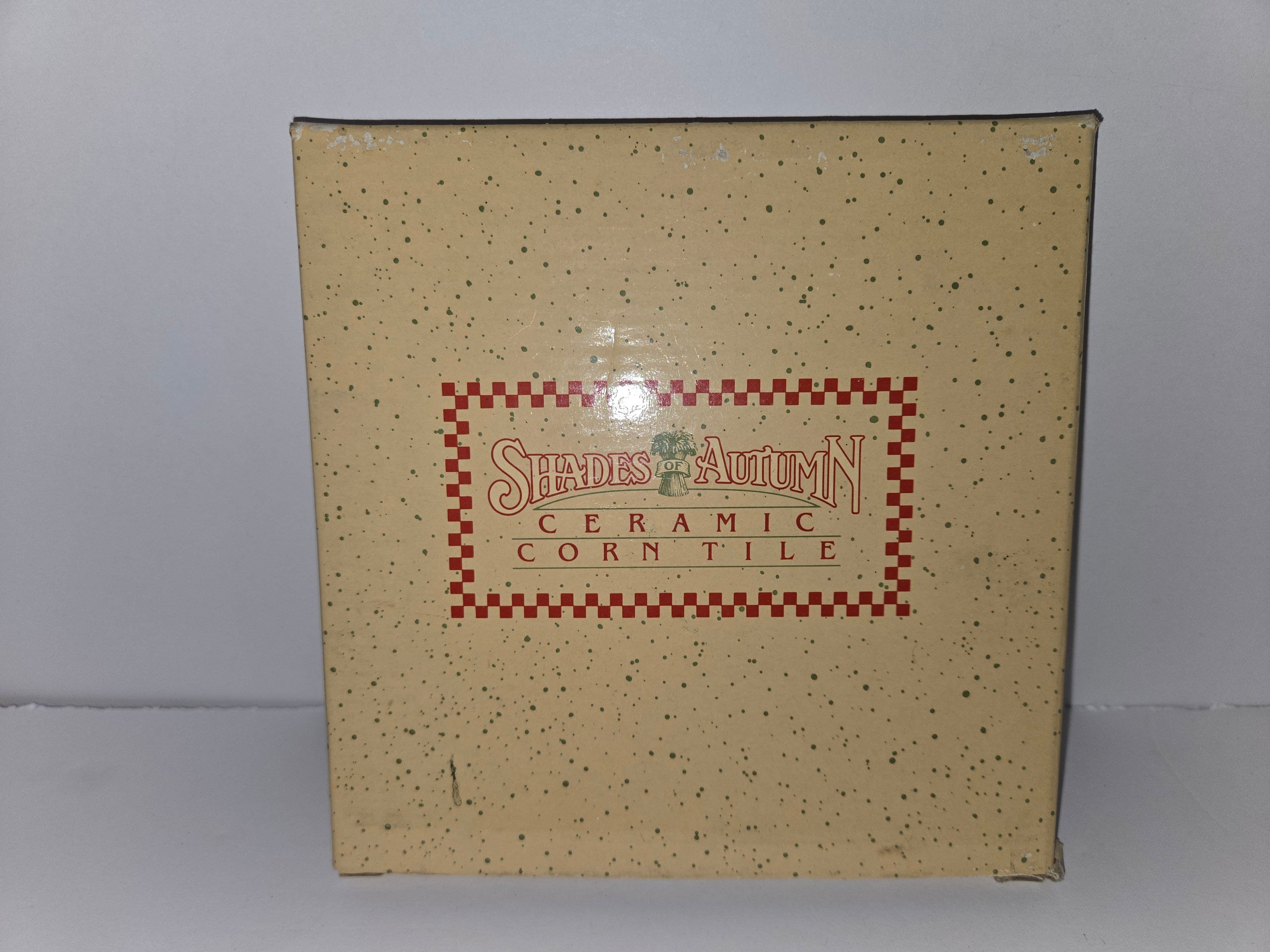 Vintage Avon 'Shades of Autumn' Corn Ceramic Tile Trivet