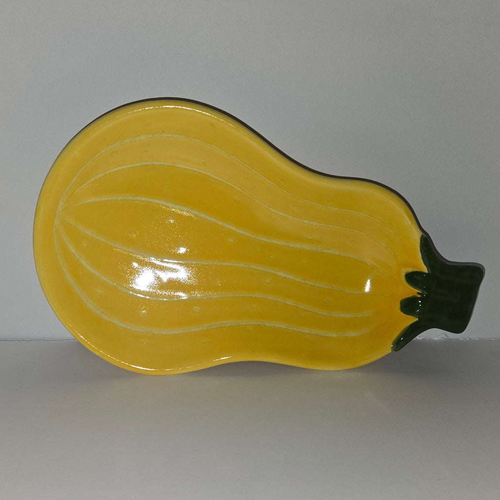 Vintage Avon Yellow ceramic squash-shaped condiment dish shades of autumn