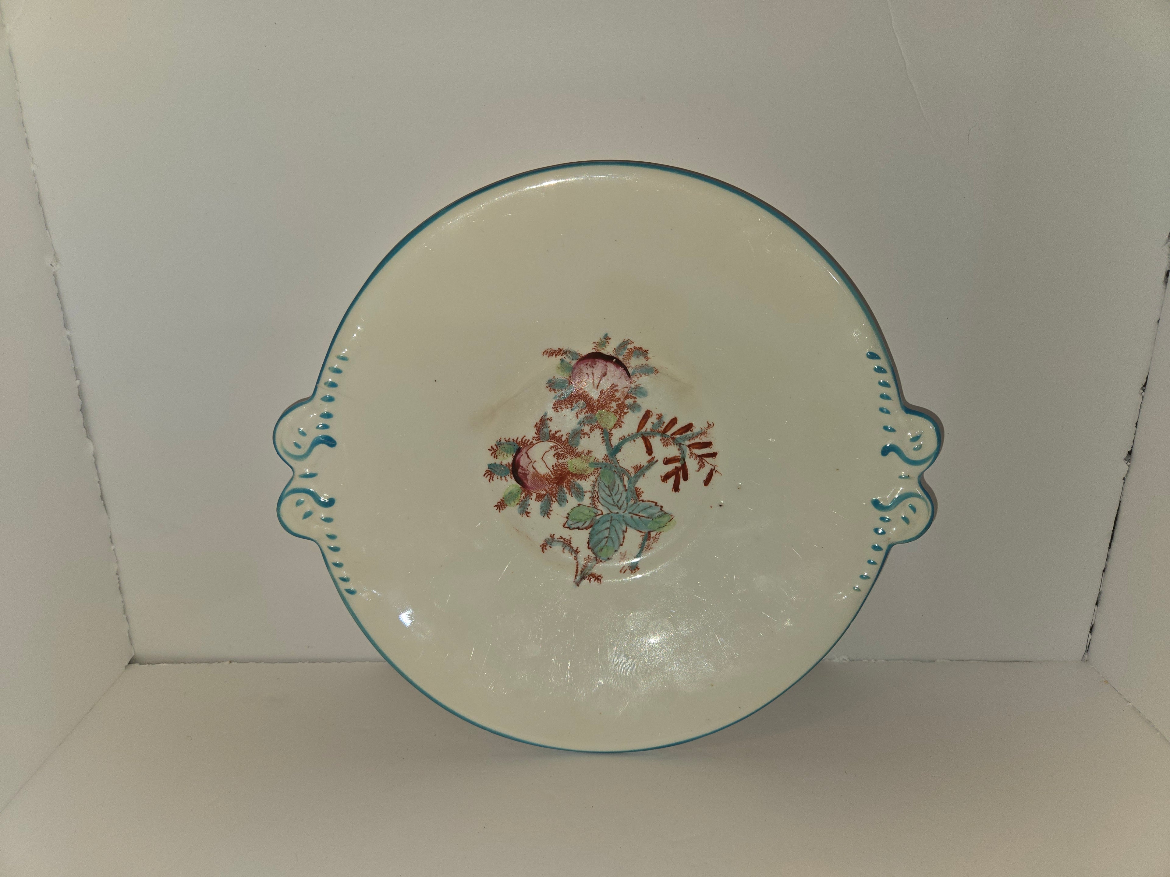 Antique c.1800s Pearlware Serving Plate