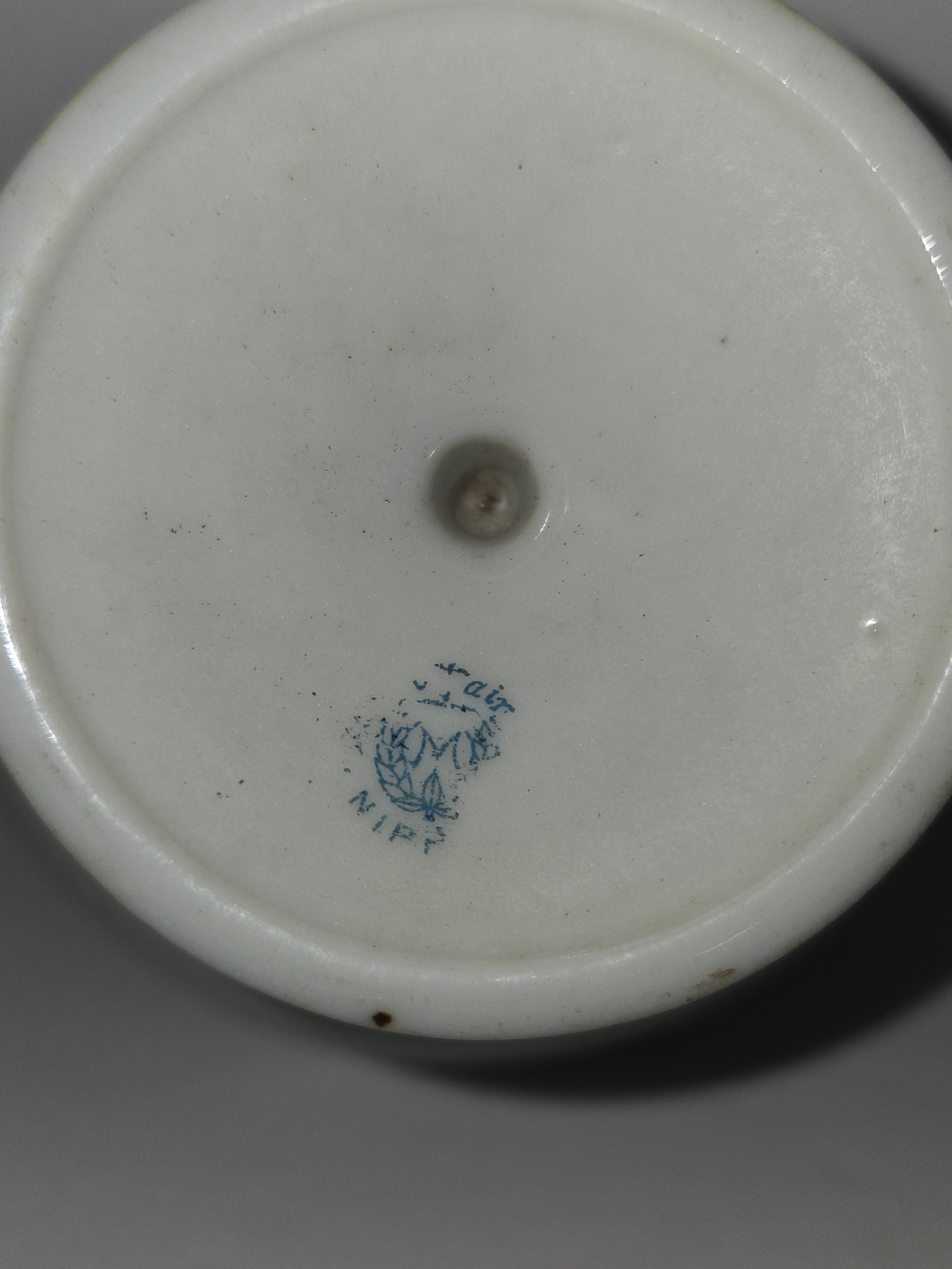 Antique Morimura Nippon Hand Painted Porcelain Compote Dish with Gold Guilding