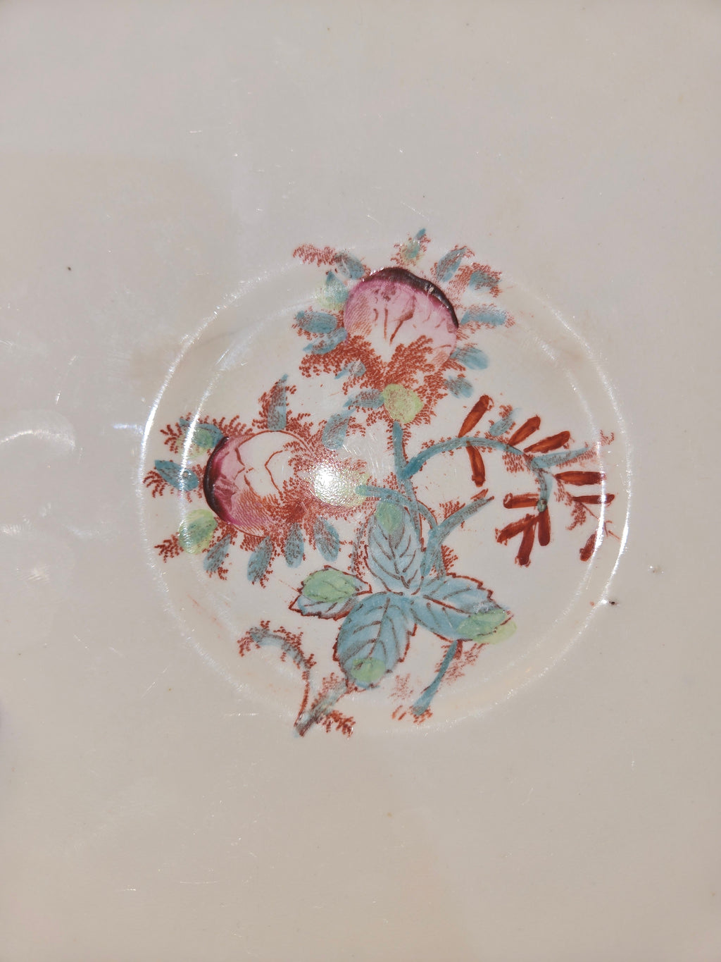 Antique c.1800s Pearlware Serving Plate