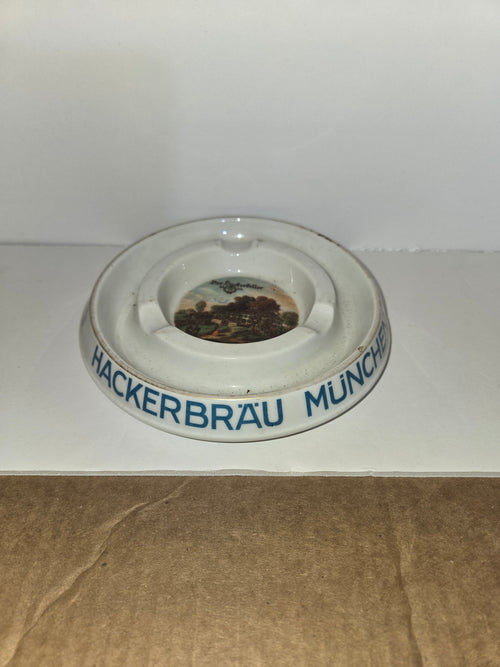 Antique German Bavarian Brewery Ashtray Furstenberg Porcelain